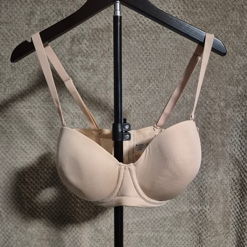 Wacoal Red Carpet Strapless Underwire Bra 38DD Sand Nude 854119 Convertible